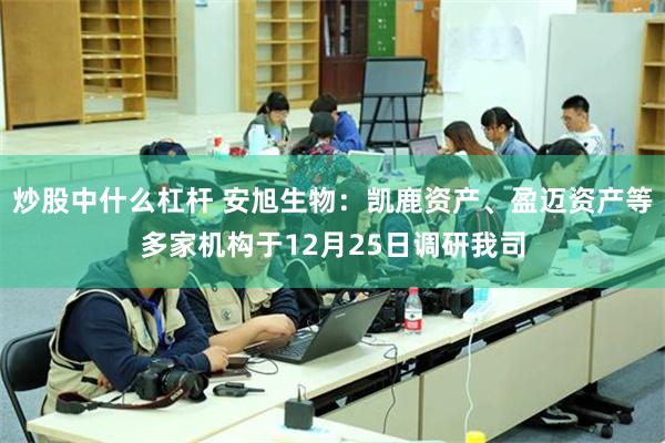 炒股中什么杠杆 安旭生物：凯鹿资产、盈迈资产等多家机构于12月25日调研我司