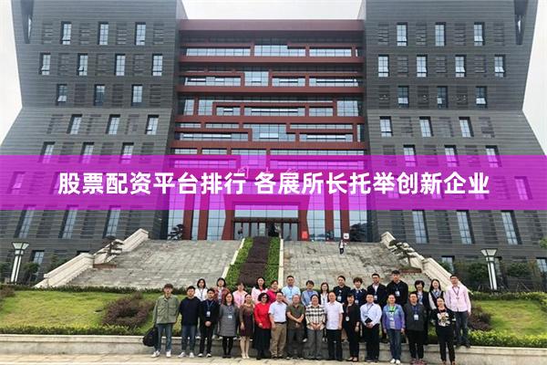 股票配资平台排行 各展所长托举创新企业