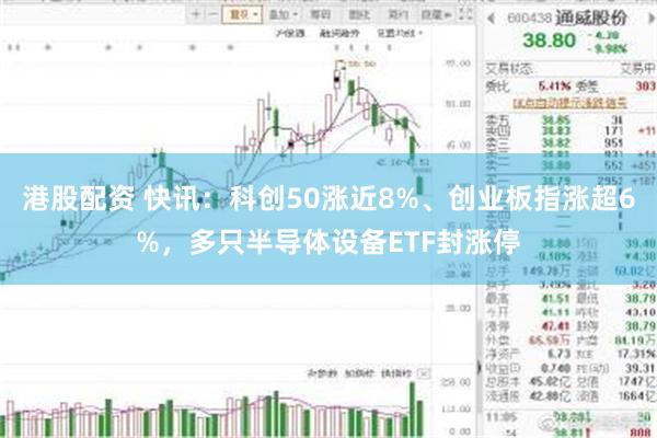 港股配资 快讯：科创50涨近8%、创业板指涨超6%，多只半导体设备ETF封涨停