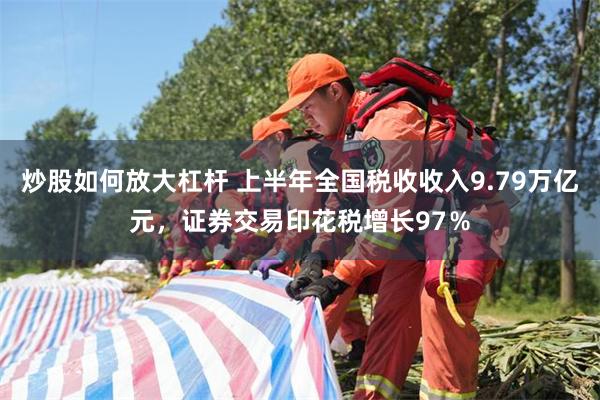 炒股如何放大杠杆 上半年全国税收收入9.79万亿元,证券交易印花税增长97%