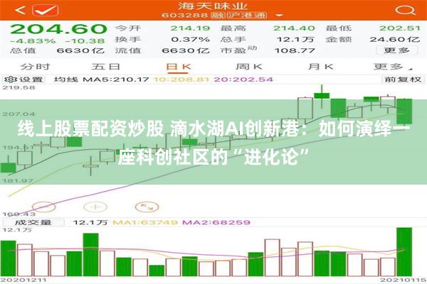 线上股票配资炒股 滴水湖AI创新港：如何演绎一座科创社区的“进化论”